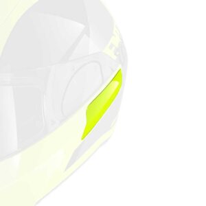 CHIN PLATES - EVO-ES / EVO-GT - FLUO GREEN